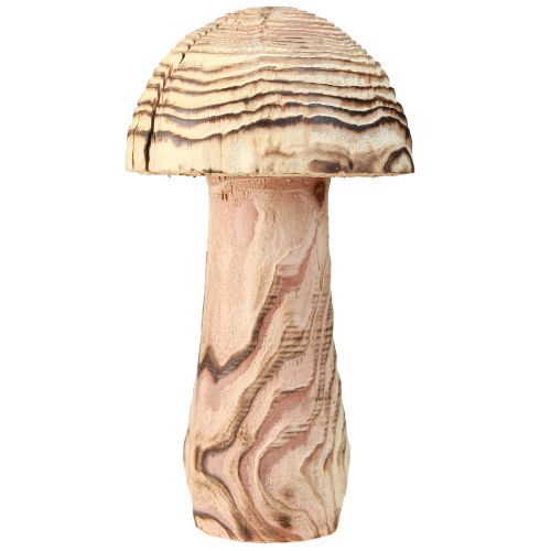 položky Dřevěná houba na postavení dekorativní houba dřevo Paulownia Ø15cm V28cm