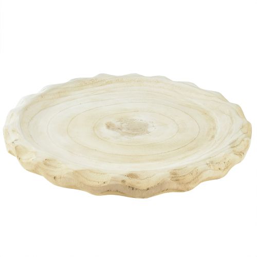 položky Dekorativní dřevěná miska dřevěná miska Paulownia natural Ø36cm