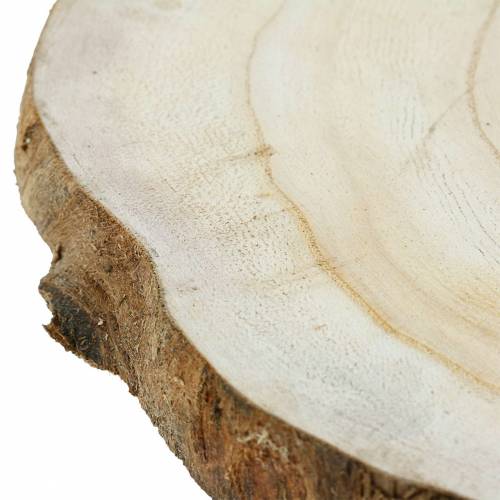 Floristik24 Dřevěný kotouč přírodní Ø25-32cm