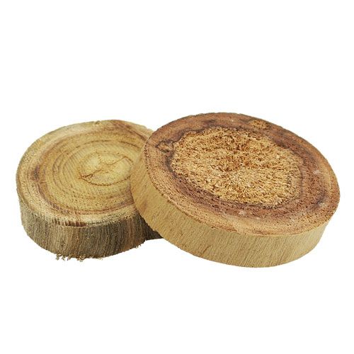 Floristik24 Kotouče z přírodního dřeva 6-8cm 500g