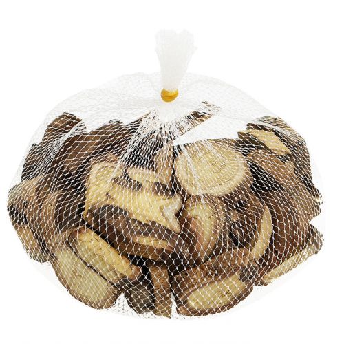 Floristik24 Kotouče z přírodního dřeva 6-8cm 500g