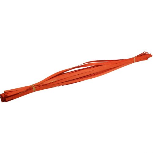 Floristik24 Dřevěné proužky na zaplétání oranžové 95cm - 100cm 50p