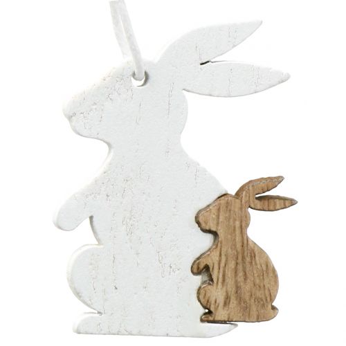 Floristik24 Dekorační věšák jarní bílá / příroda 12ks