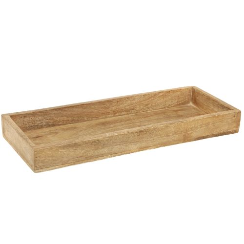 položky Dřevěný tác obdélníkový dekorační tác dřevo 39×15,5×4cm 2ks