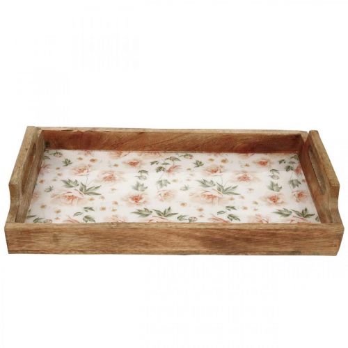 Floristik24 Servírovací tác dřevěný Dekorativní tác obdélníkový 35×20,5cm