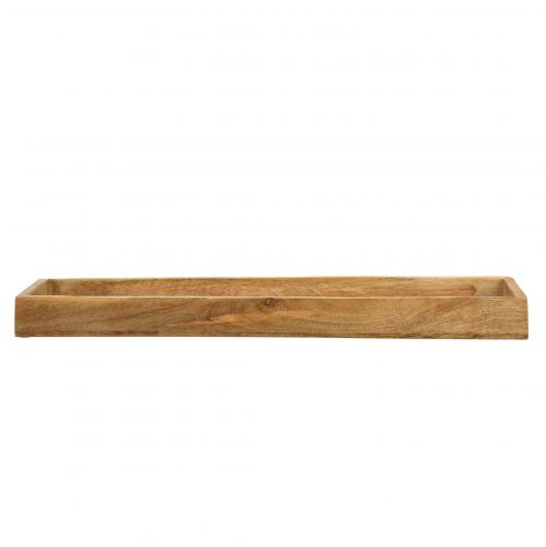 Dřevěný tác dekorativní tác dřevo přírodní mangovníkové dřevo 50x14x4cm