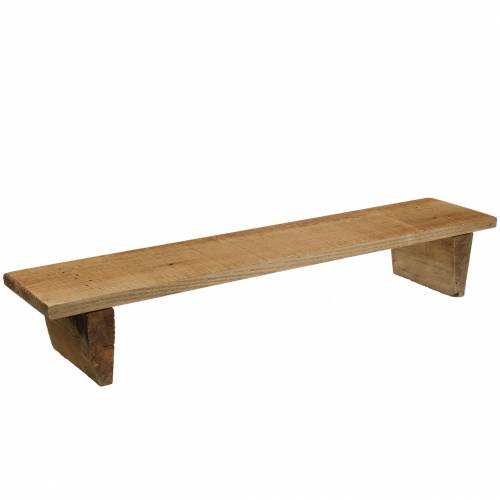 Dřevěný podnos s nožičkami přírodní 58cm V10cm