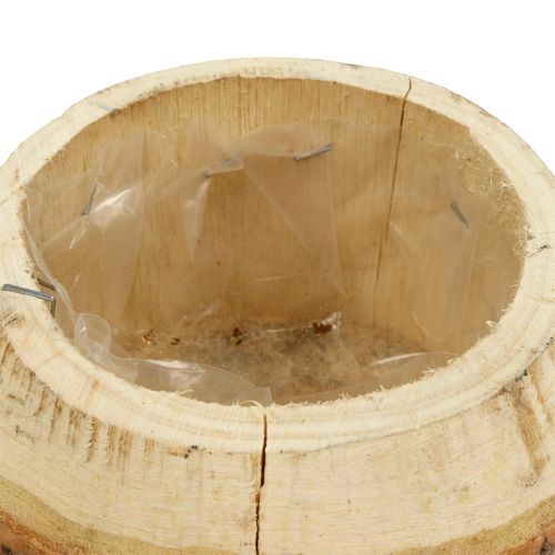 Floristik24 Dřevěný květináč na sázení přírody Ø14cm