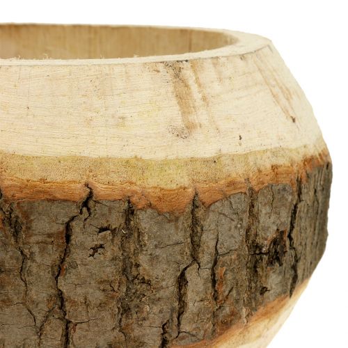 Floristik24 Dřevěný květináč na sázení přírody Ø14cm
