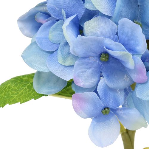 Floristik24 Umělá květina hortenzie modrá 36cm
