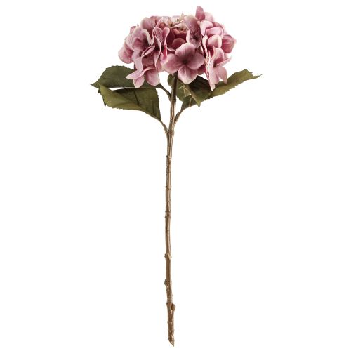 položky Umělé realistické hedvábné květiny hortenzie růžové 52 cm