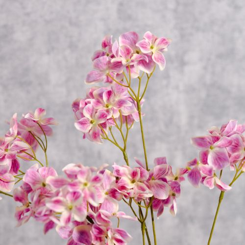 položky Umělá hortenzie, nenáročná na péči, pro dlouhotrvající dekoraci, 110 cm, 2 kusy