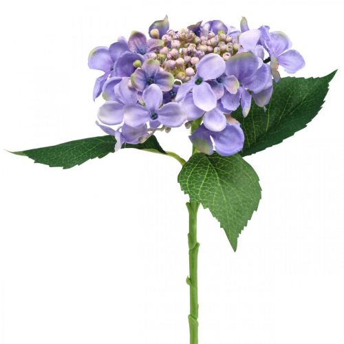 položky Dekorativní hortenzie, hedvábný květ, umělá rostlina fialová L44cm