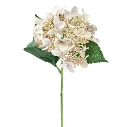 Floristik24 Hydrangea umělá smetanová zahradní květina s poupaty 52cm