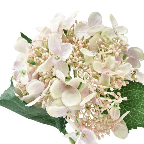 položky Hydrangea umělá smetanová zahradní květina s poupaty 52cm