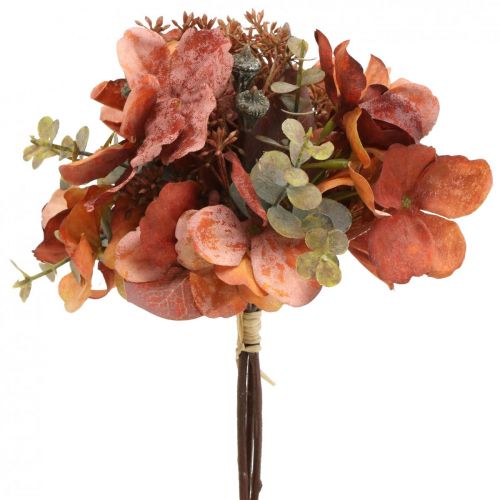 Kytice hortenzie umělé květiny stolní dekorace 23cm