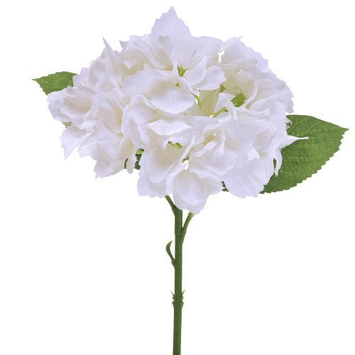 Floristik24 Hortenzie umělé bílé umělé květiny Real Touch Flowers 33cm