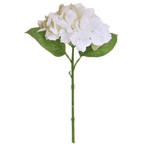 položky Hortenzie umělé bílé umělé květiny Real Touch Flowers 33cm