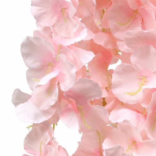 položky Ozdobná květinová girlanda umělá světle růžová 135cm 5 pramenů