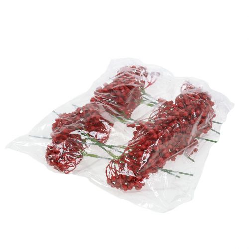 položky Hortenzie pupen 22cm červený 12ks