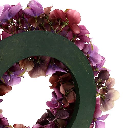 Floristik24 Hortenziový věnec Ø35cm fialová, lila