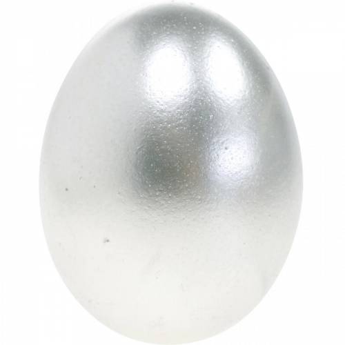 položky Slepičí vajíčka Stříbrná velikonoční dekorace Vyfouknutá vajíčka 10ks