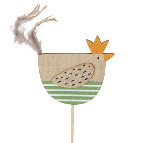 položky Kuřecí řízky ve velikonočním designu pro veselou jarní dekoraci, 7 cm, 12 kusů