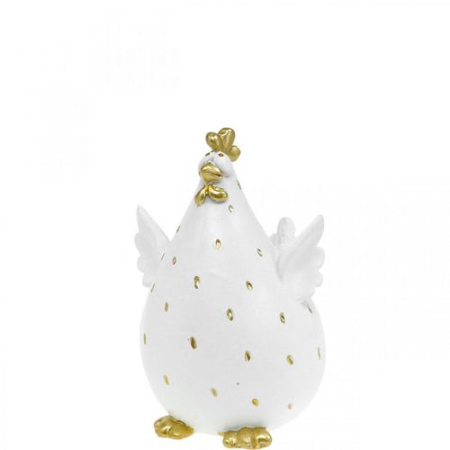 Floristik24 Originální velikonoční dekorace, vtipné kuře, dekorace na stůl jaro, velikonoční kuře H9cm 1 kus