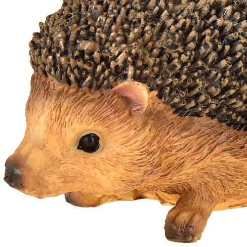položky Dekorativní figurka ježka podzimní ručně malovaná hnědá 14×9,5×9cm
