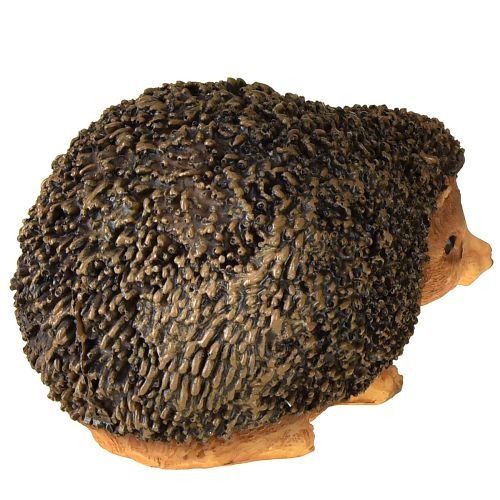 položky Dekorativní figurka ježka podzimní ručně malovaná hnědá 14×9,5×9cm