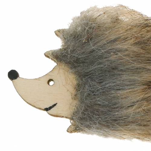 položky Podzimní dekorace ježek s kožešinou 7cm 24ks