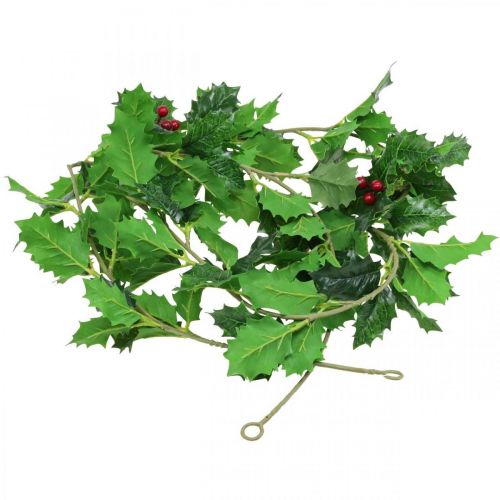 položky Vánoční girlanda umělá cesmína Ilex girlanda 160cm