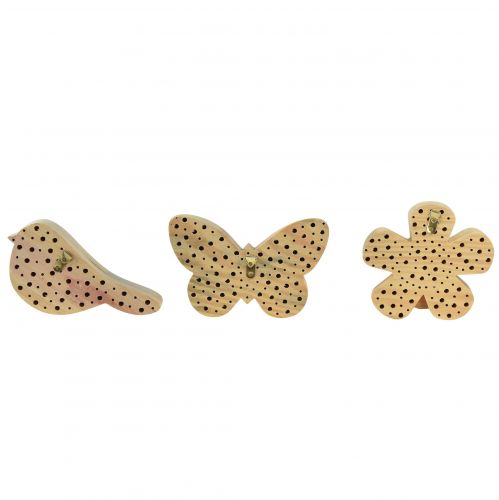 položky Hmyzí hotelový ptáček, motýl, květina 15–20 cm 3ks