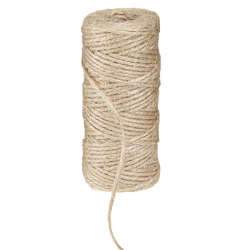 Jutová příze přírodní jutová šňůra 2mm 50m v roli × 8 kusů