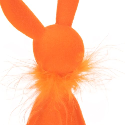 položky Figurka velikonočního zajíčka na poličku, sedící figurka velikonočního zajíčka na Velikonoce a jaro, 27 cm, 2 kusy