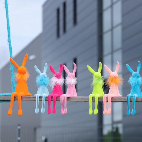 položky Velikonoční police s králíčky, dekorativní do obývacího pokoje, velikonoční dekorace, k sezení, 36 cm, 2 kusy