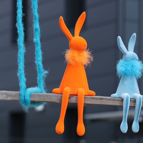 položky Velikonoční police s králíčky, dekorativní do obývacího pokoje, velikonoční dekorace, k sezení, 36 cm, 2 kusy