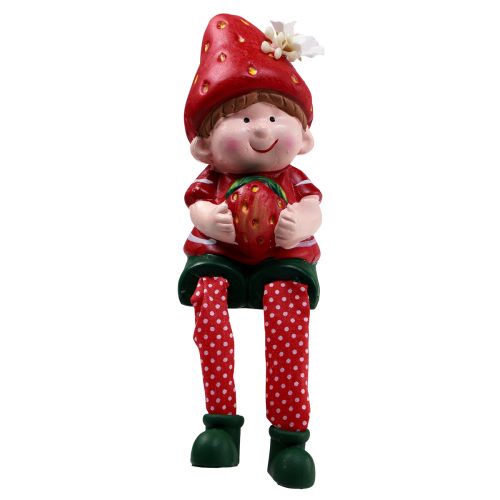 Floristik24 Okrajová stolička jahoda dětské ozdobné figurky V11,5-13cm 2ks