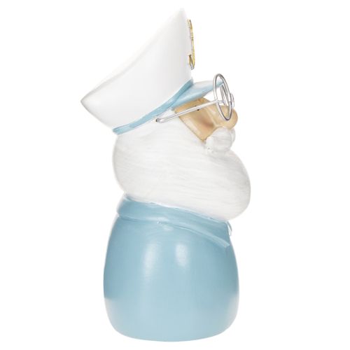 Figurka kapitána, námořní dekorace s brýlemi a kloboukem, 16 cm | Floristik24.cz