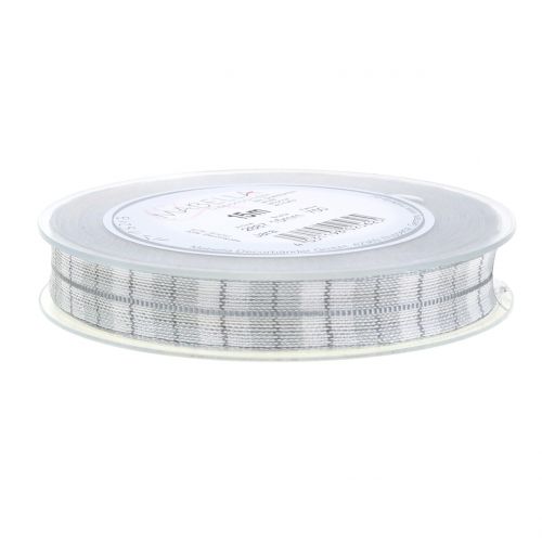 Floristik24 Kontrolní páska šedá 15mm 15m