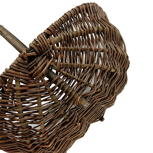 Floristik24 Koš na brambory 32cm s přírodní fólií
