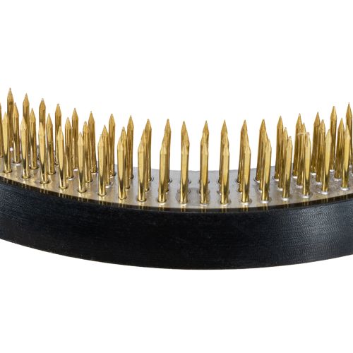 Floristik24 Pomůcka pro zavádění kroužků Kenzan, mosazné jehly, pomůcka pro zavádění Ø150 mm