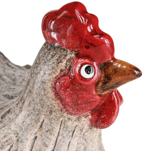 Floristik24 Keramické dekorační kuře vtipná velikonoční dekorace figurka 16×12×12cm