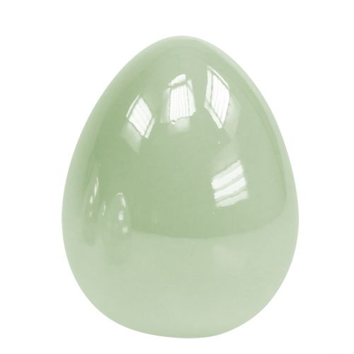 položky Keramické vajíčko stojící pastelově zelené 8,5cm 4ks