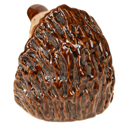 položky Keramická dekorace ježka, podzimní dekorace, ručně malovaná, V7cm, 3 ks