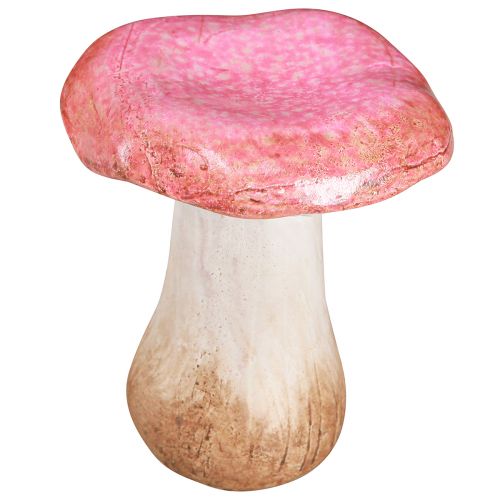 položky Keramické houby dekorace růžová podzimní dekorace keramika Ø8/8,5/9cm 3 ks