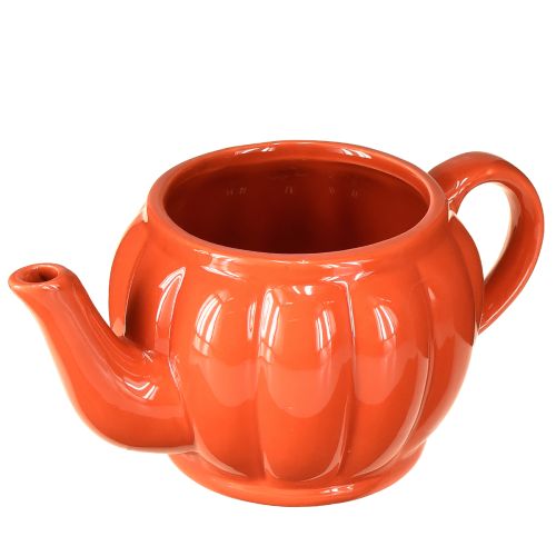 Floristik24 Keramický květináč na čaj oranžový, různé barvy 21,5×13×10cm 2 ks