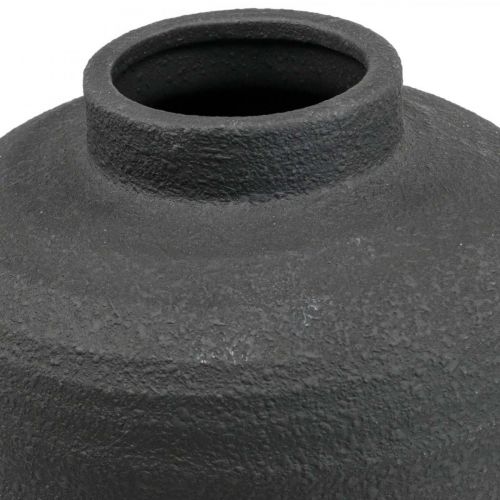 Floristik24 Keramická váza Černá Dekorativní vázy Velké Ø18,5cm H40cm