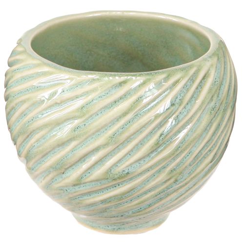 položky Keramické misky v zeleném provedení spirála Ø9cm V7cm 4ks