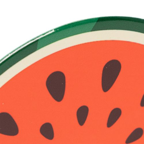 položky Sada podtácků s ovocem, ovocný design, dekorace na stůl, kuchyň a obývací pokoj, 10 cm, 6 kusů